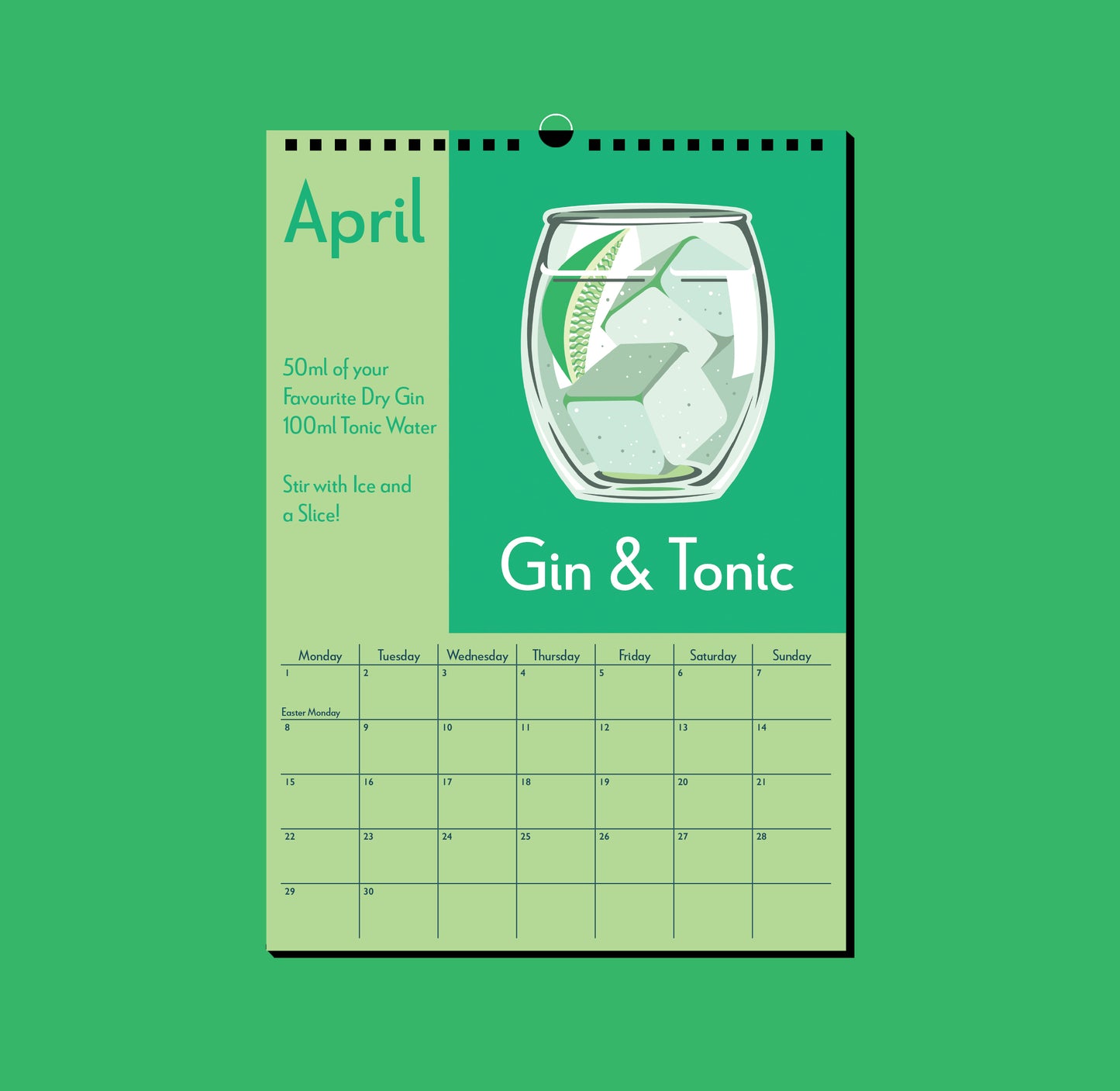 2024 Cocktail Calendar