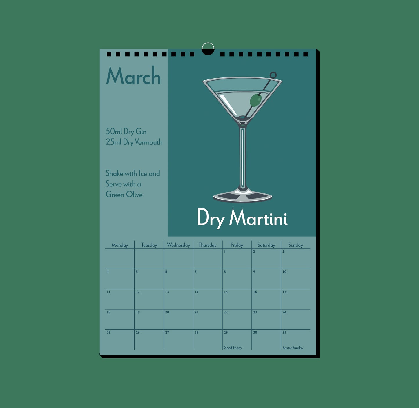 2024 Cocktail Calendar