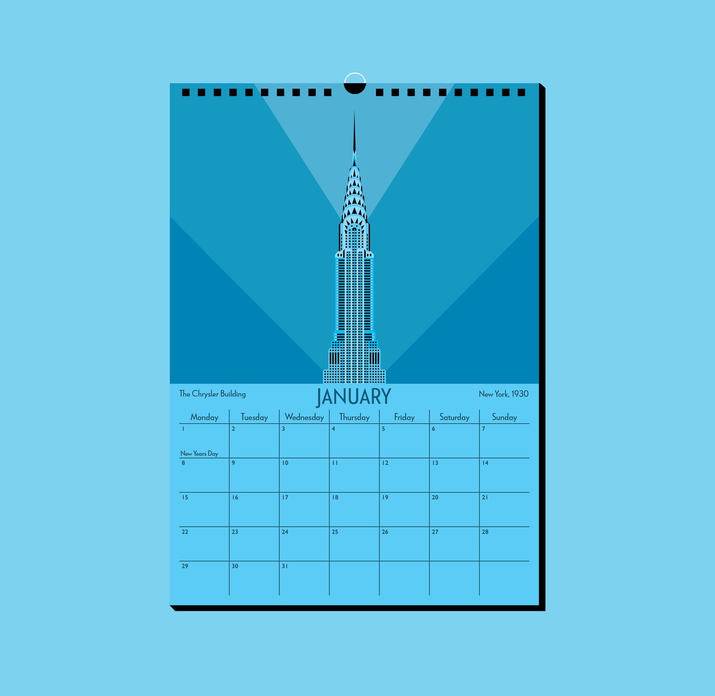 2024 Art Deco Calendar