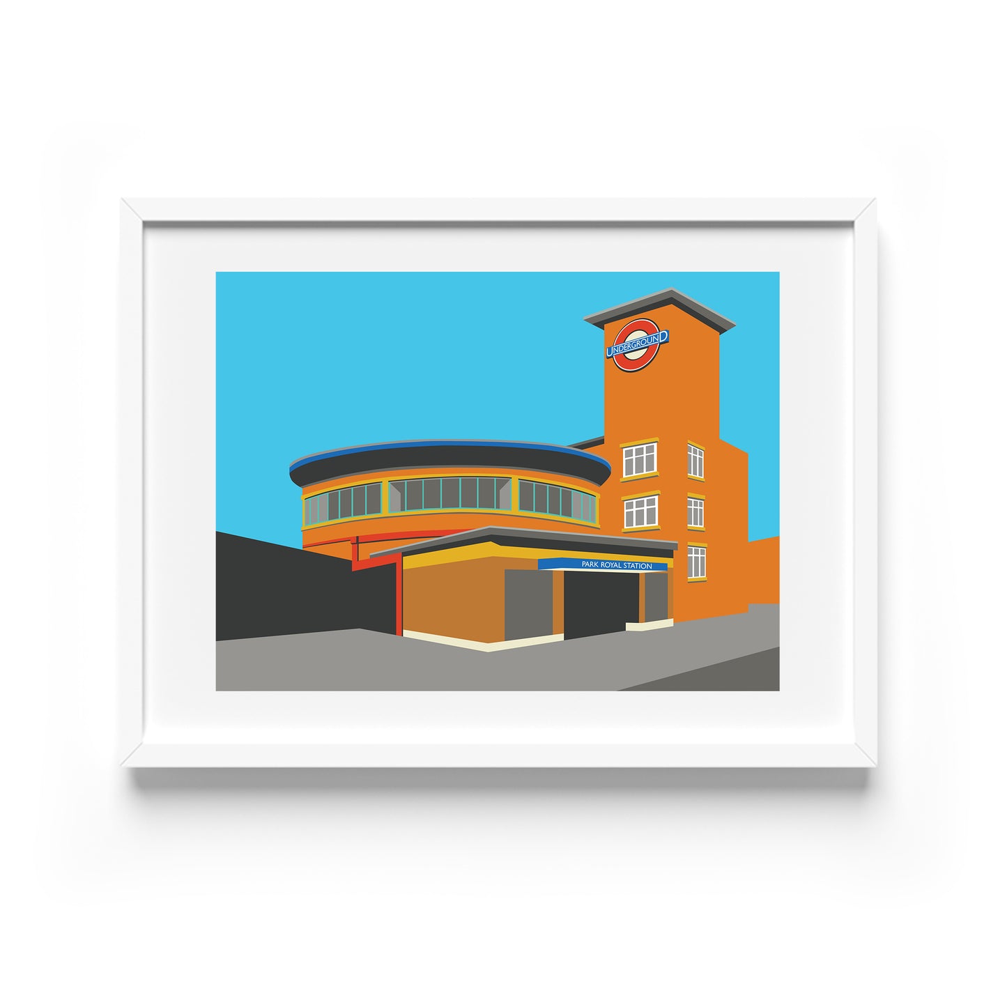 Park Royal Tube Station Print