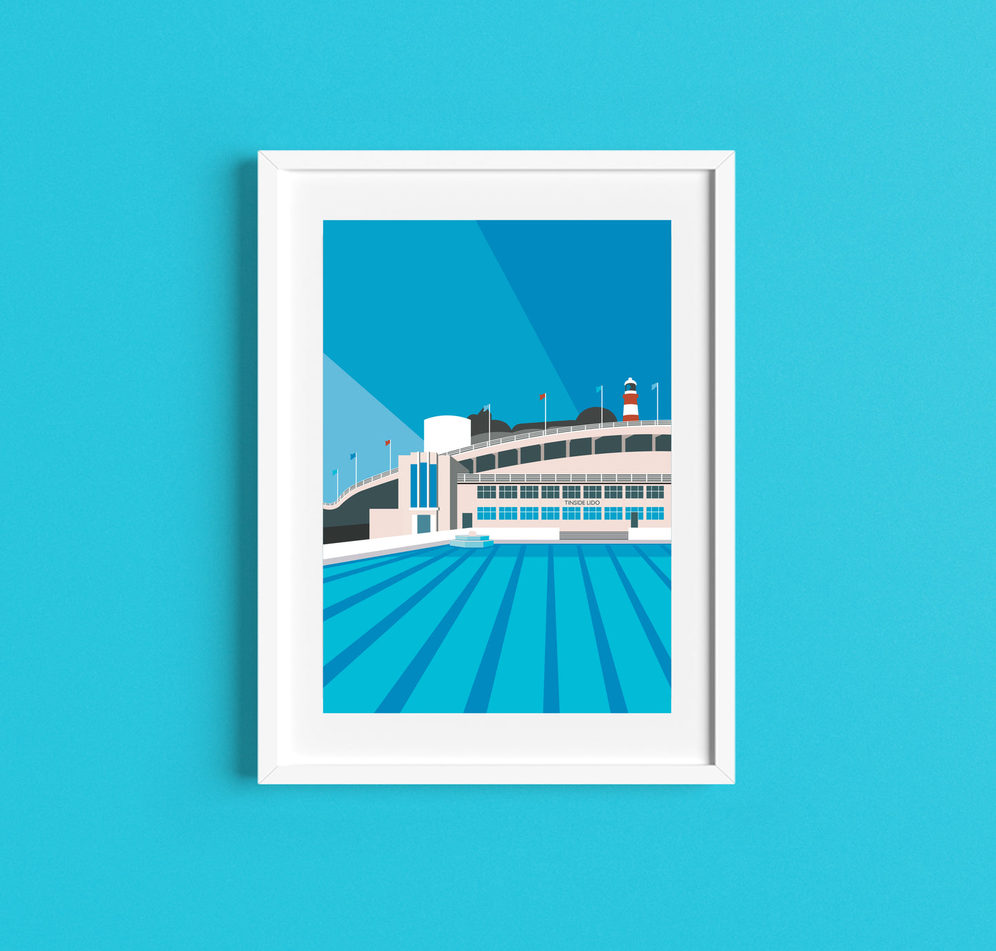 TINSIDE LIDO Travel Poster