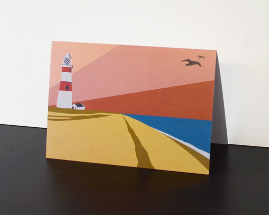 Orford Ness Lighthouse Greetings Card