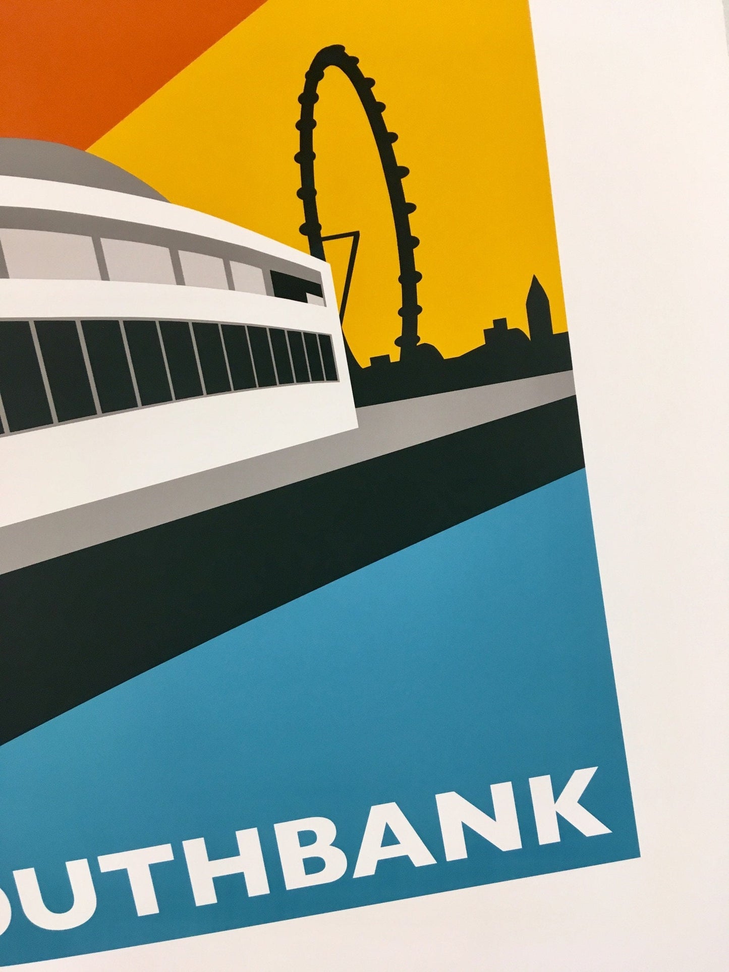 London Southbank Fridge Magnet