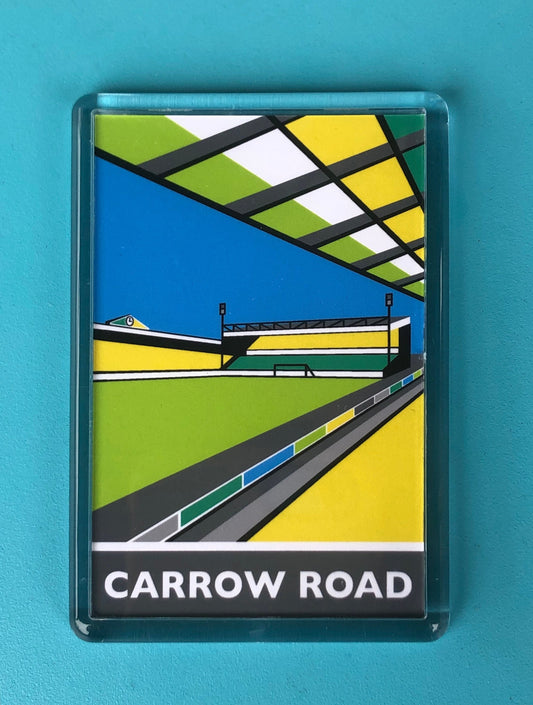 Carrow Road Travel Poster Magnet