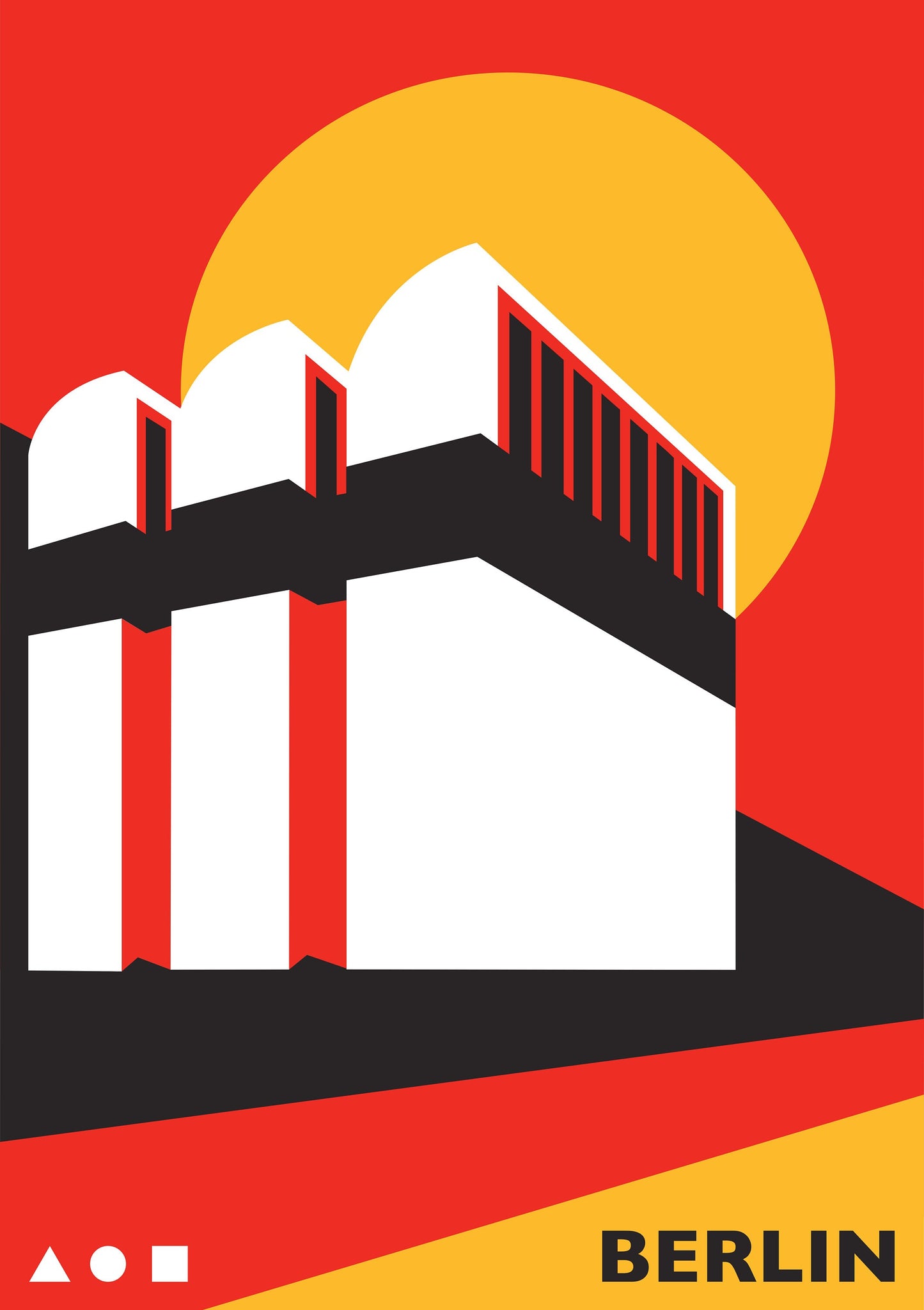 Berlin Travel Poster Print