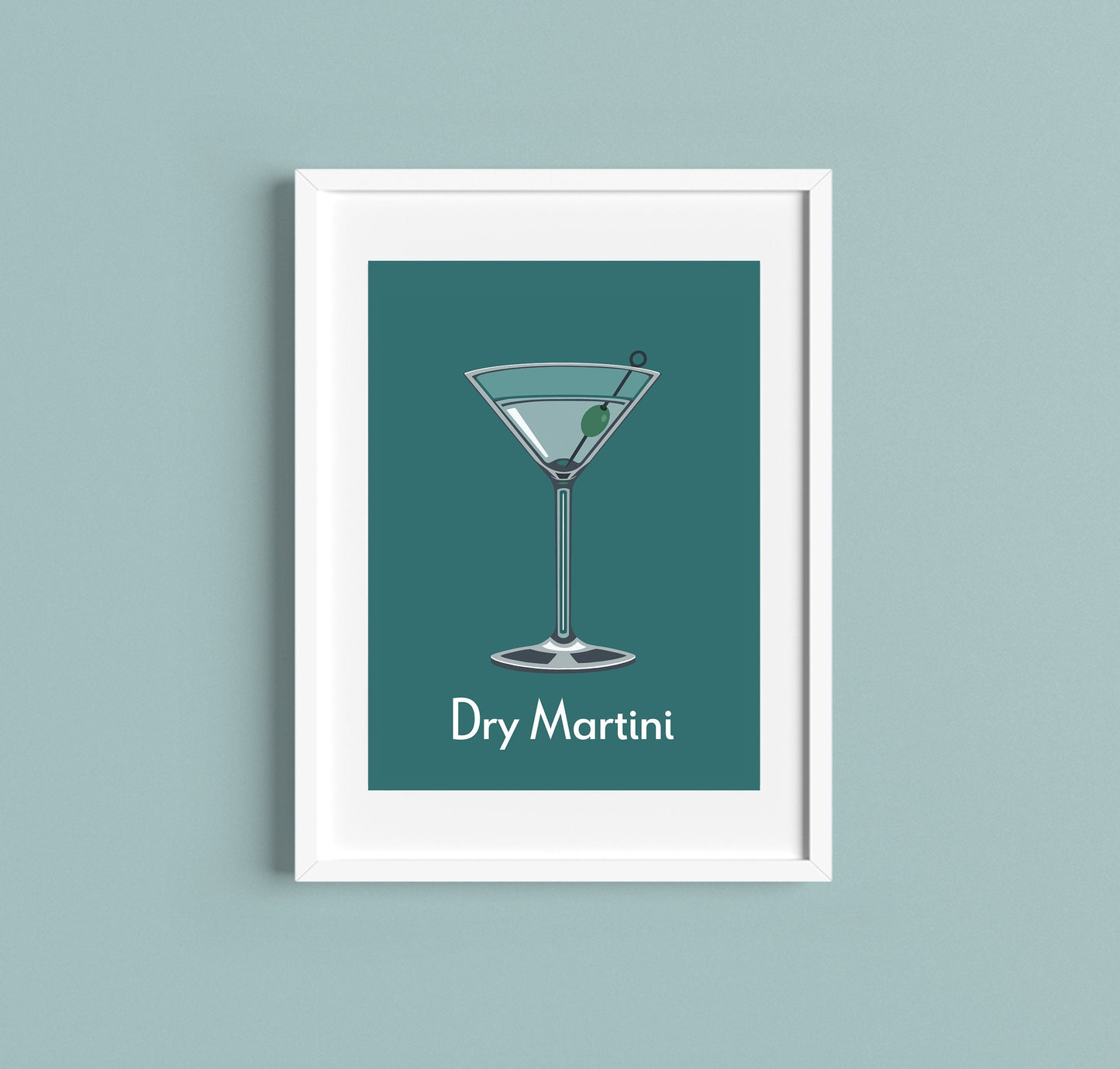 Dry Martini Cocktail Print