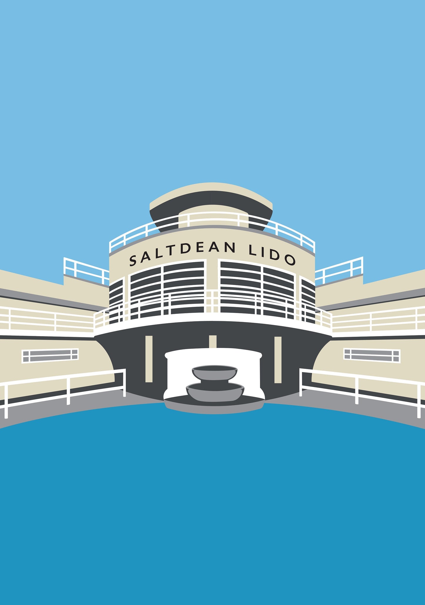 Saltdean Lido Print