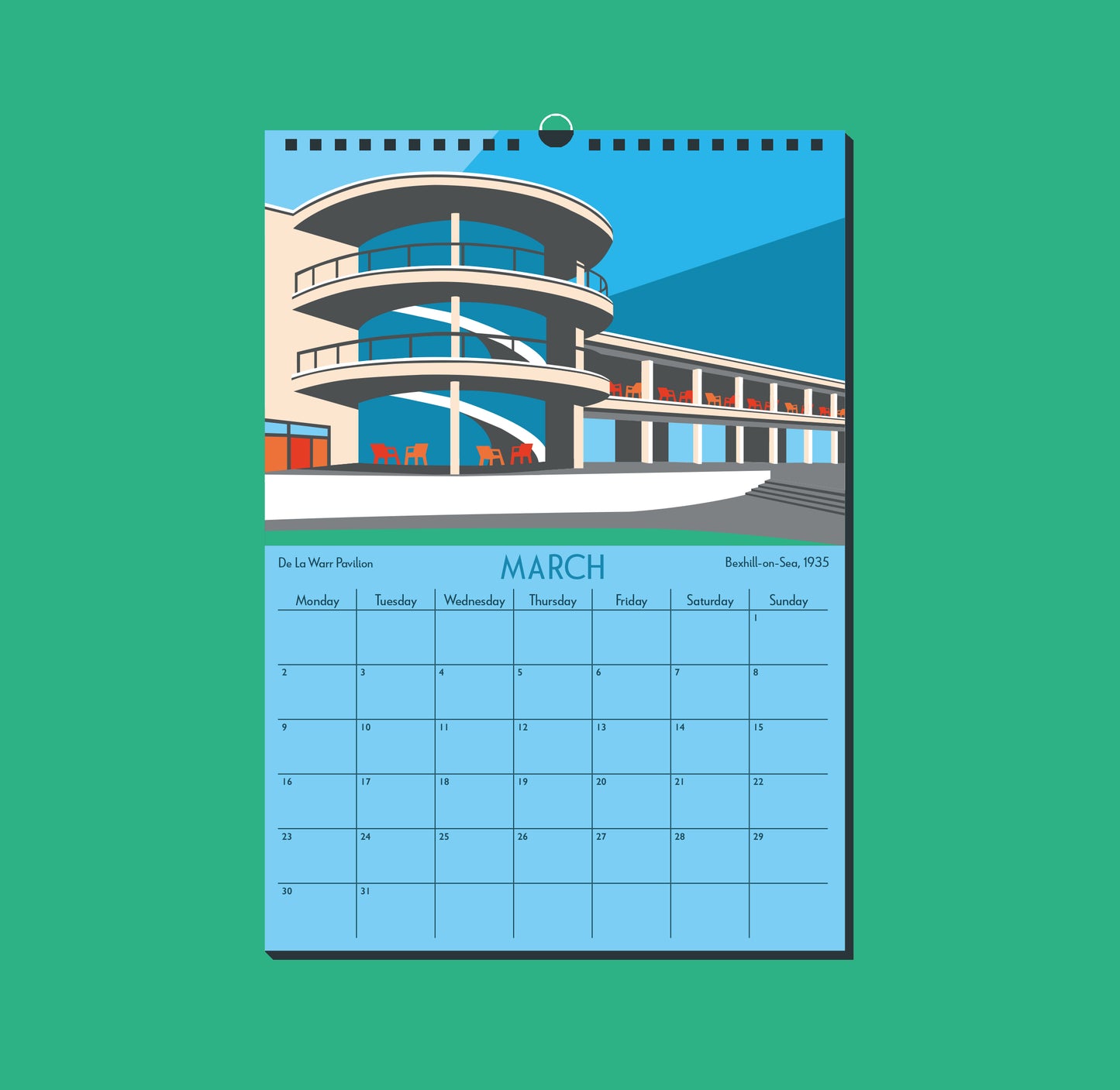 2026 Art Deco Calendar