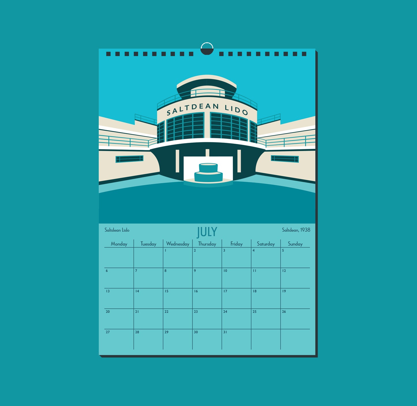 2026 Art Deco Calendar
