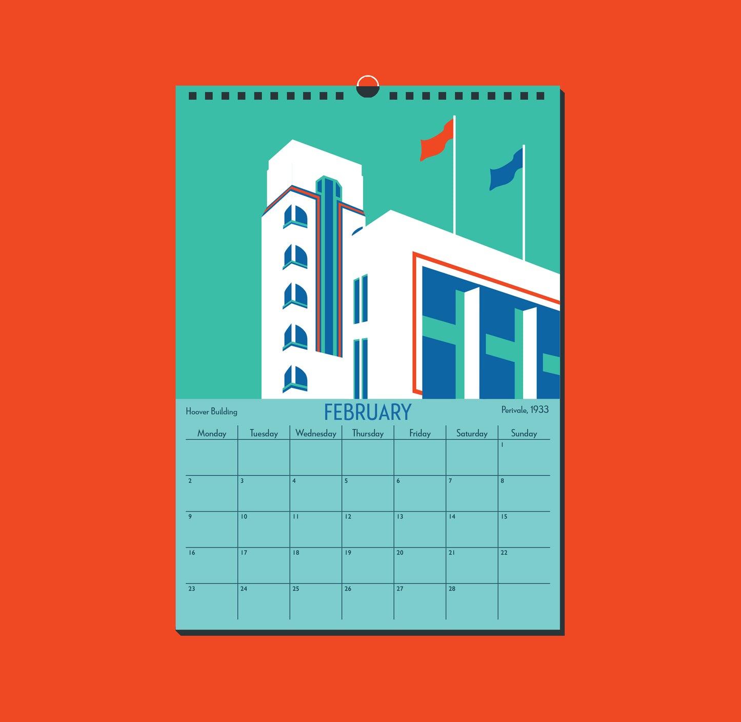 2026 Art Deco Calendar
