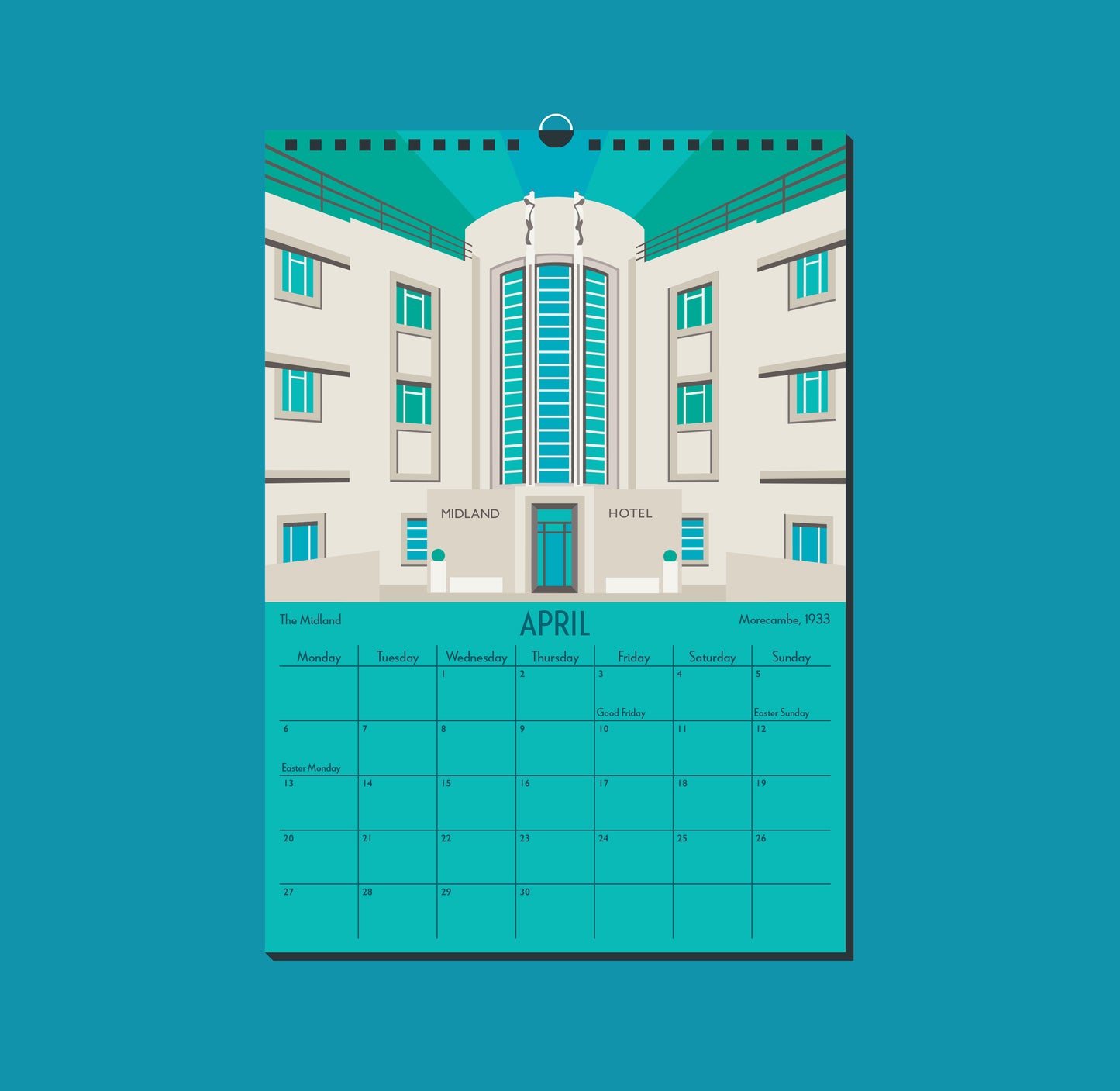 2026 Art Deco Calendar