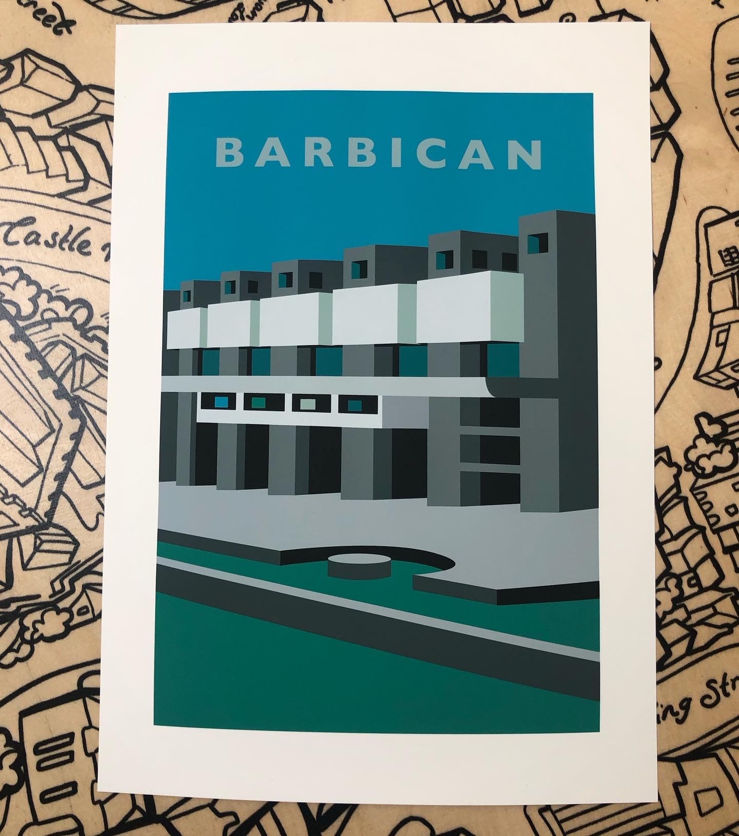Barbican Centre Print