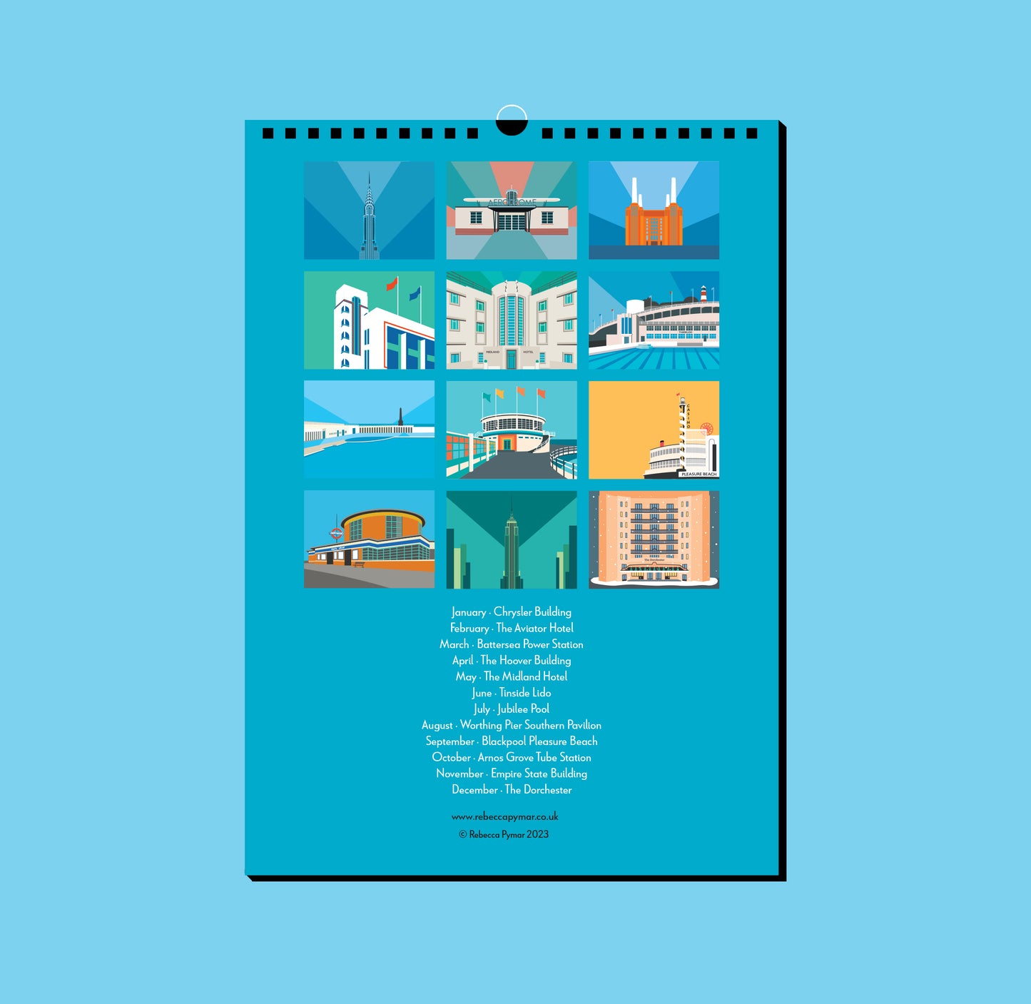 2024 Art Deco Calendar