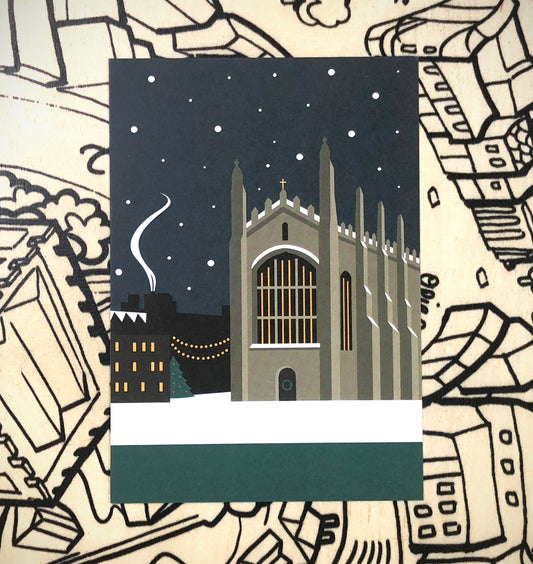 Cambridge Christmas Card - Pack of 6