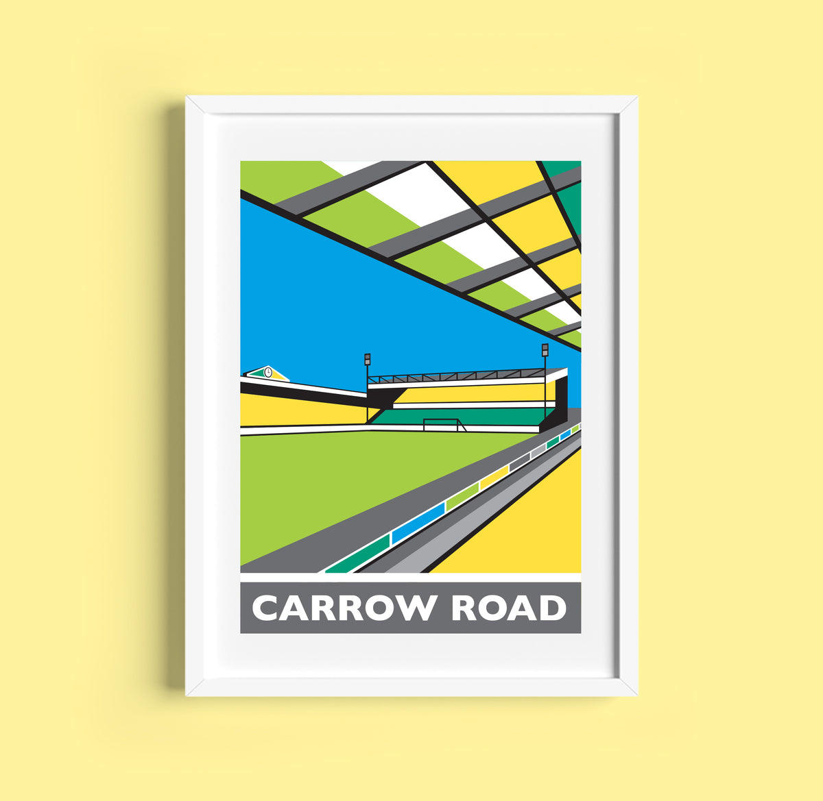 Carrow Road Print