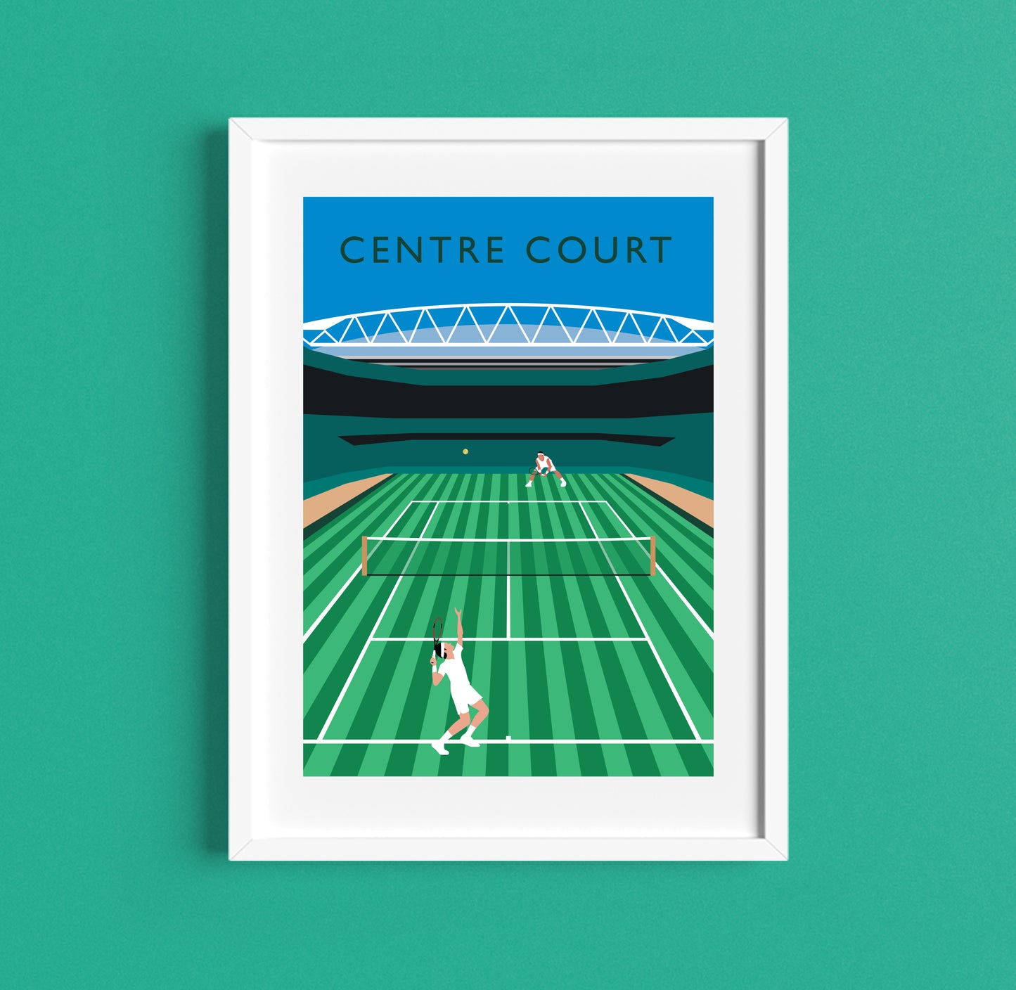 Centre Court Print feat. Roger Federer and Rafa Nadal