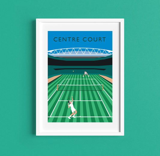 Centre Court Print feat. Roger Federer and Rafa Nadal