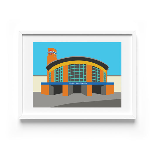 Chiswick Park Tube Station Print