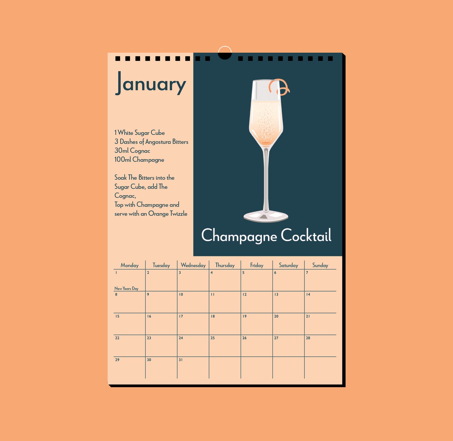 2024 Cocktail Calendar