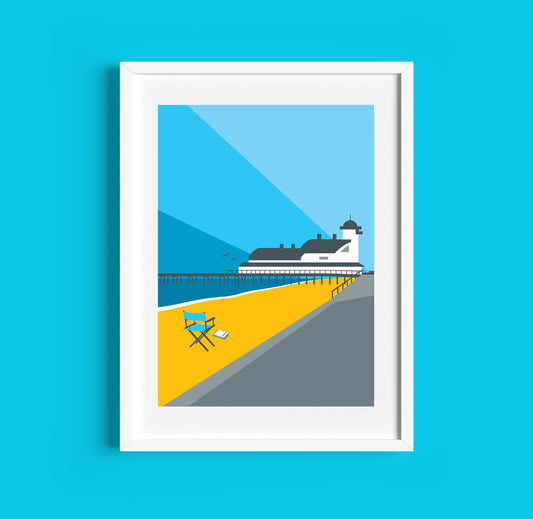 Felixstowe Pier Print