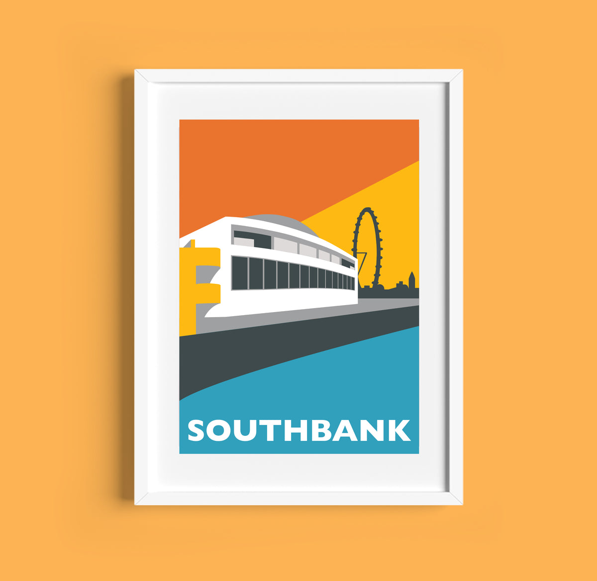 London Southbank Fridge Magnet