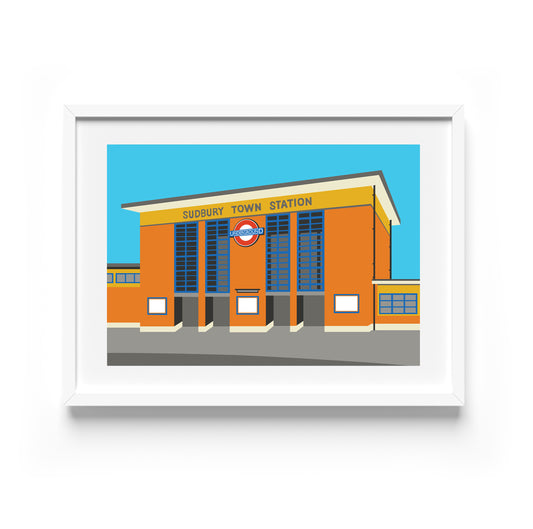 Sudbury Town Tube Station Print