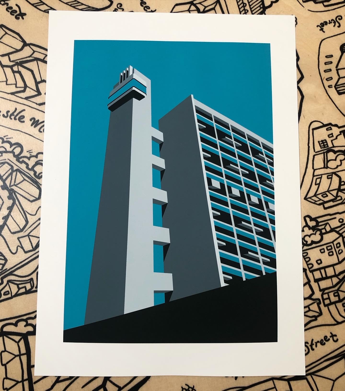 Trellick Tower Print