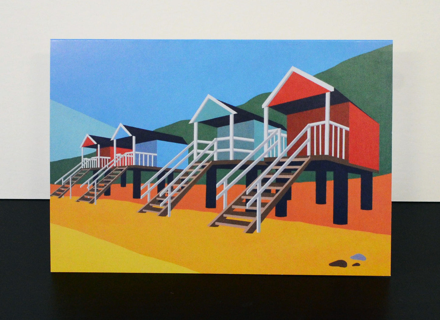 Wells Beach Huts card