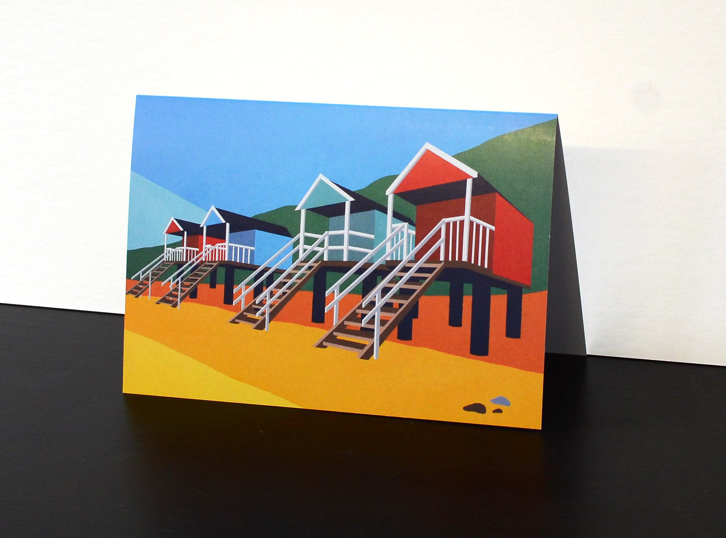 Wells Beach Huts card