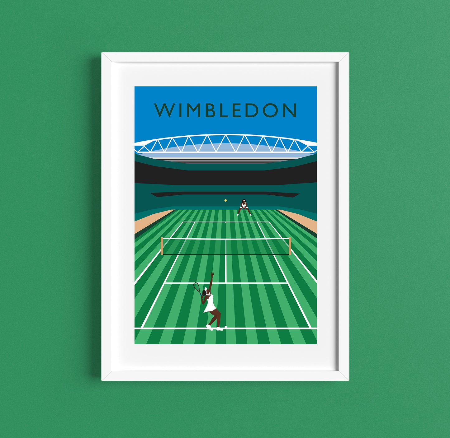 Wimbledon Print feat. the Williams Sisters