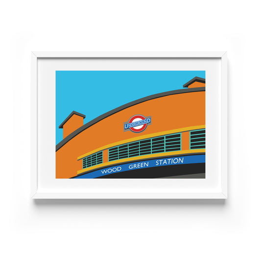 Wood Green Tube Station Print