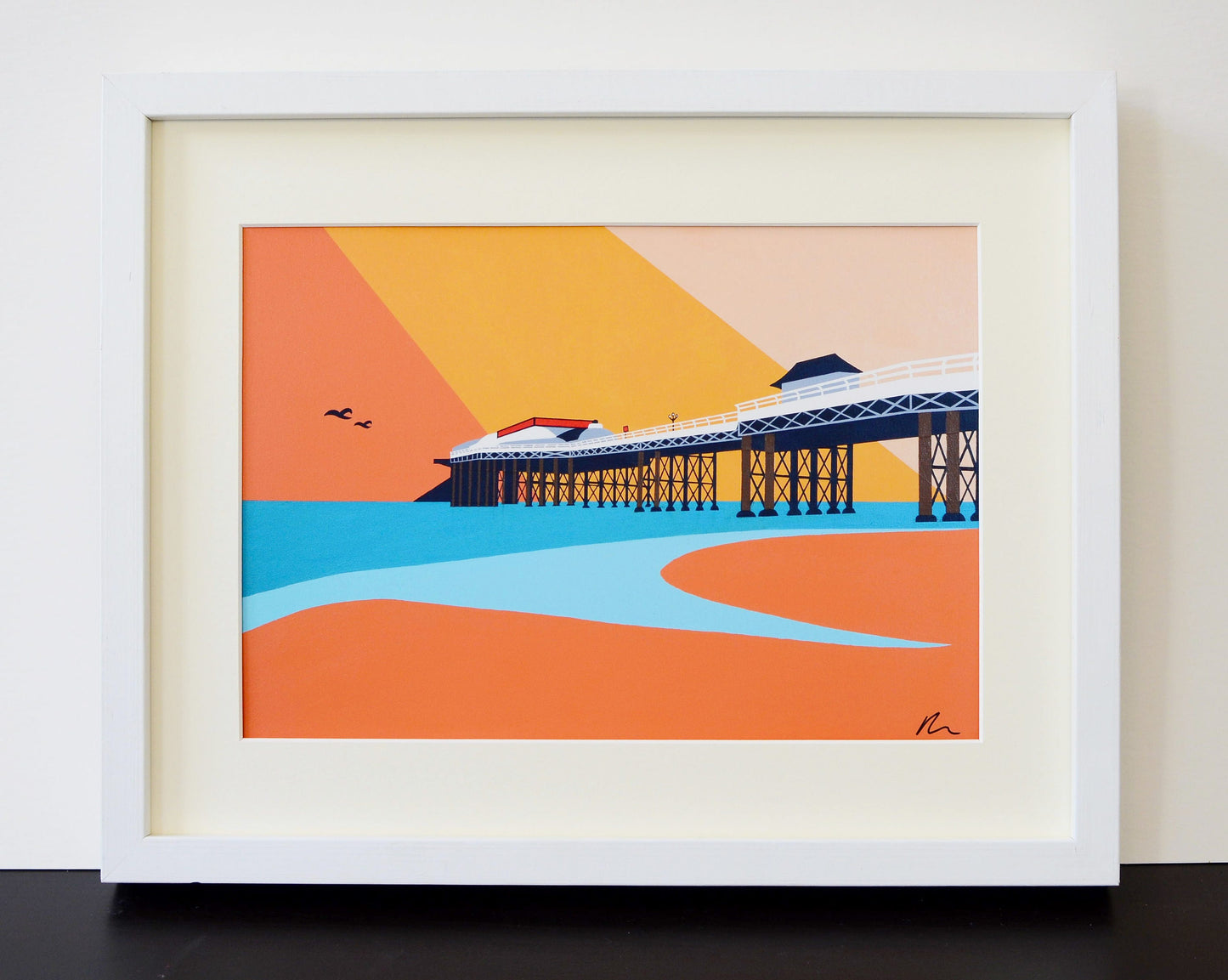 Cromer Pier Mounted Print