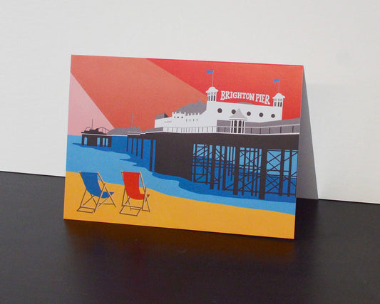 Brighton Pier Greetings Card