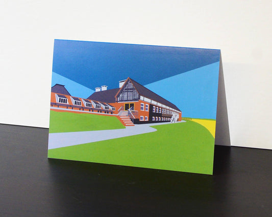 Snape Maltings themed Artists Greetings Card 'Snape Maltings' by Rebecca Pymar