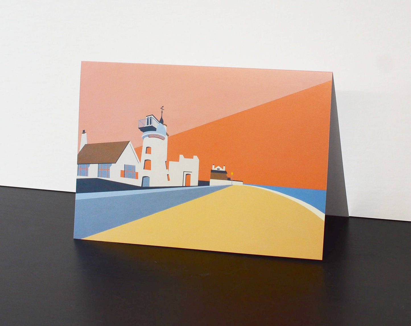 Aldeburgh themed Artists Greetings Card 'Aldeburgh Mill' by Rebecca Pymar