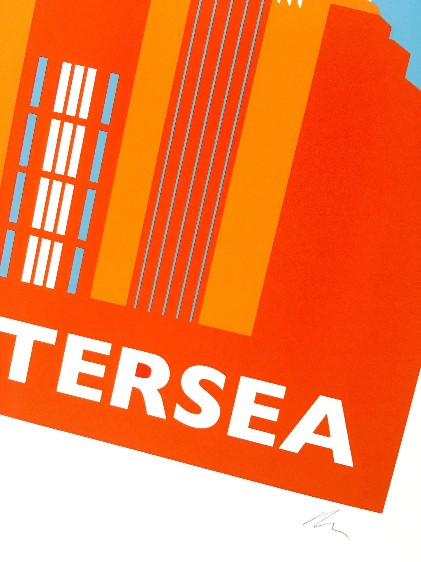 Battersea Power Station Travel Poster Print