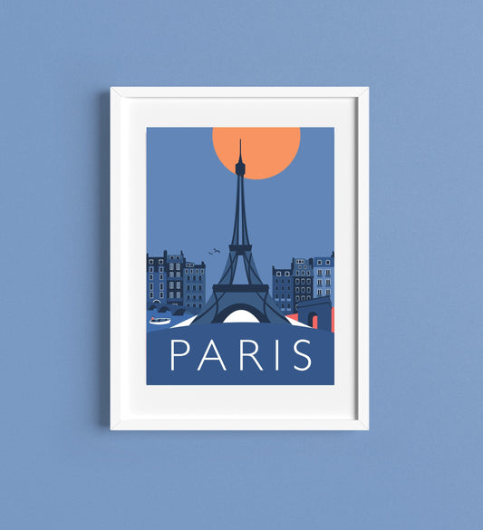 Paris Travel Poster Print