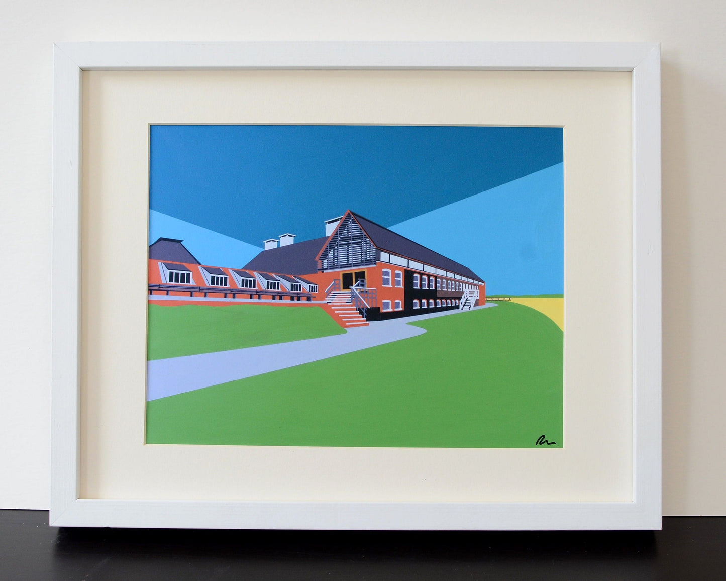 Snape Maltings Mounted Print