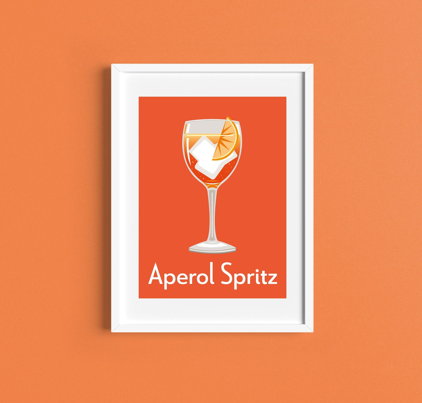 Aperol Spritz Cocktail Print