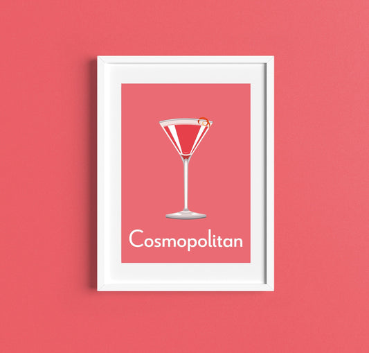 COSMOPOLITAN 'Cosmo' COCKTAIL A4/A5 Print