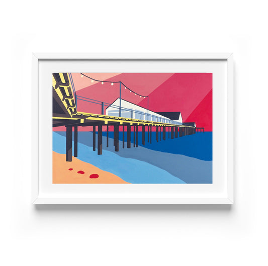 SOUTHWOLD PIER themed Fine Art Print - English Seaside - by Rebecca Pymar