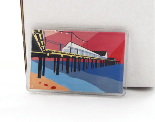 Southwold Pier themed Fridge magnet 'Look up and Out' by Rebecca Pymar