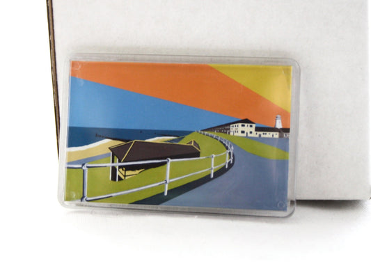 Lighthouse themed Fridge magnet 'Lighthouse View' by Rebecca Pymar