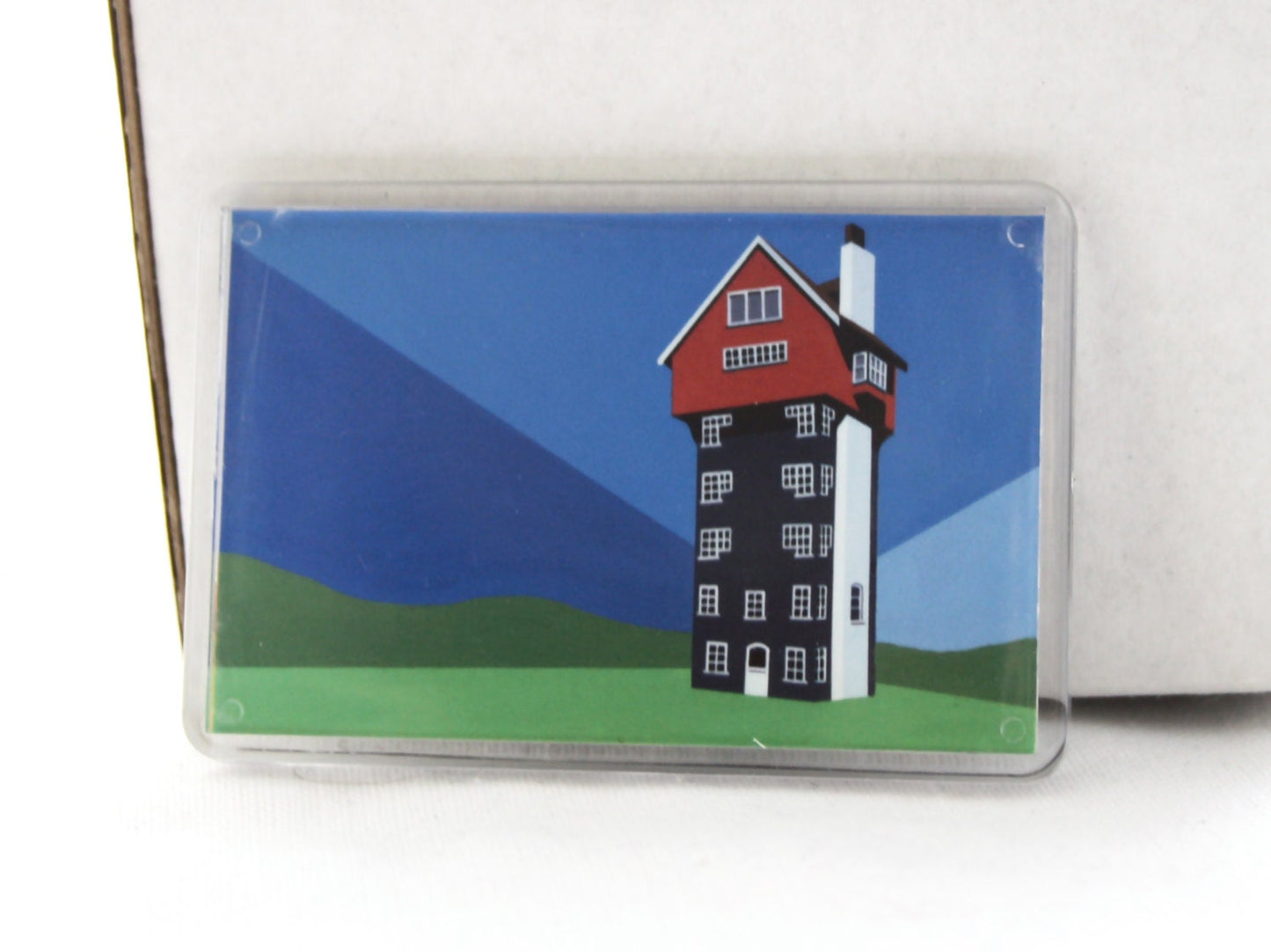 House in the Clouds Fridge magnet by Rebecca Pymar